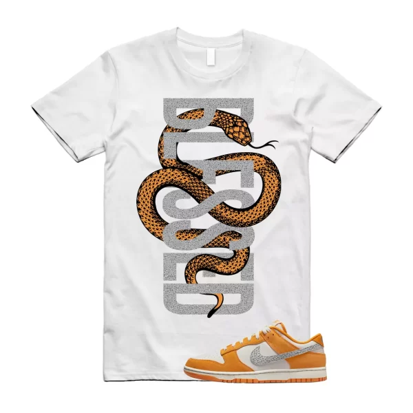 SNAKE Shirt to match N Dunk Low Safari Kumquat Orange Light Bone Dark Driftwood Jezsport.com