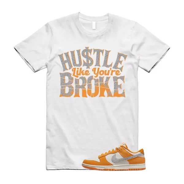 BROKE Shirt to match N Dunk Low Safari Kumquat Orange Light Bone Dark Driftwood Jezsport.com