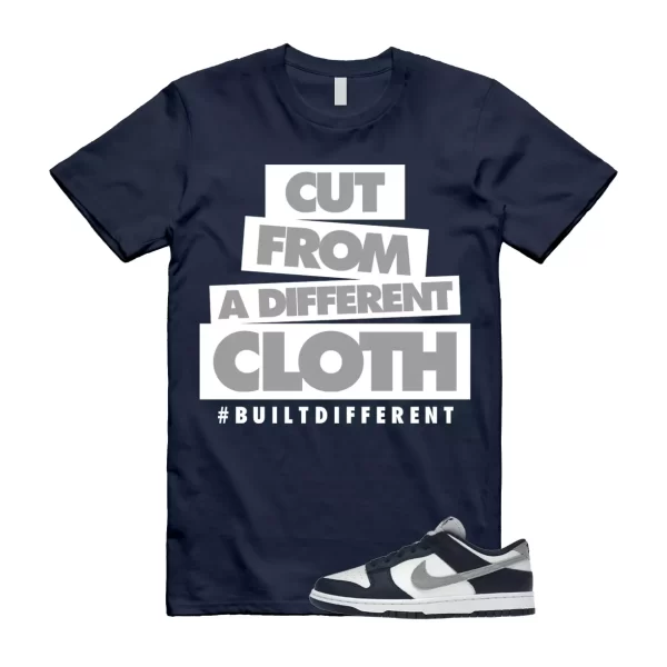 CLOTH T Shirt to match N Dunk Low Midnight Navy Summit White Light Smoke Grey Jezsport.com