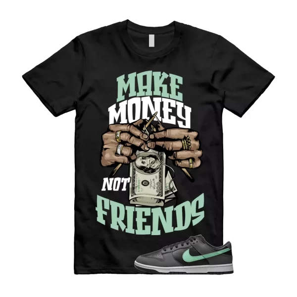 MM T Shirt to match N Dunk Low Retro Green Glow Black Dark Grey White Jezsport.com