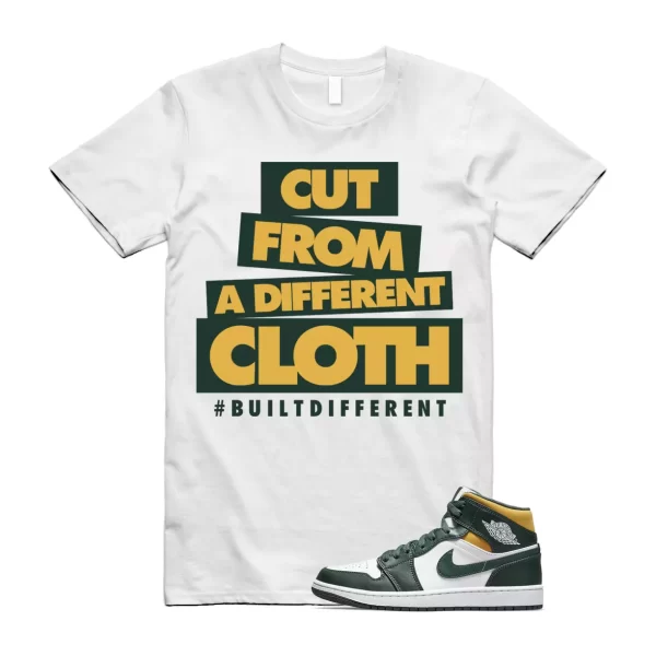 CLOTH Shirt to match Jordan 1 Mid Sonic GS Dark Green Yellow Seattle Pine Noble Jezsport.com