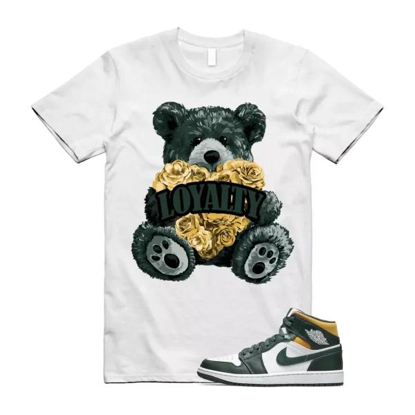 LYLTY Shirt to match Jordan 1 Mid Sonic GS Dark Green Yellow Seattle Pine Noble Jezsport.com