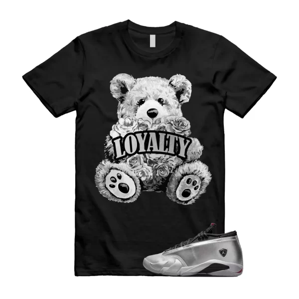 LYLTY T Shirt to match Air Jordan 14 Low WMNS Metallic Silver Fire Red Wolf Grey Jezsport.com