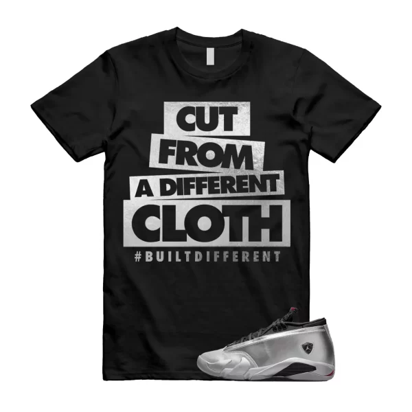 CLOTH T Shirt to match Air Jordan 14 Low WMNS Metallic Silver Fire Red Wolf Grey Jezsport.com