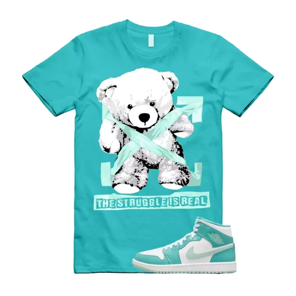 STRUG Shirt to match Jordan 1 Marine Green Washed Teal Mint Foam Tropical Twist Jezsport.com