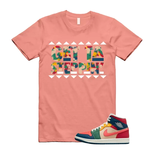 Magic Ember 1 Fire Red Taxi Mid SE Multicolor Black French Blue WMNS T Shirt GET Jezsport.com