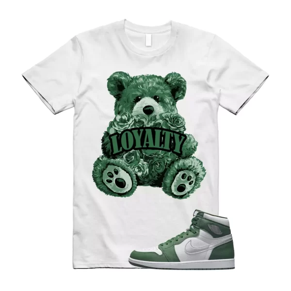 LYLTY T Shirt to match Jordan 1 Retro High OG Gorge Green Metallic Silver White Jezsport.com