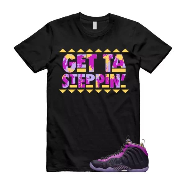 GET T Shirt to match Little Posite One Cave Purple Saturn Gold Vivid Black Foam Jezsport.com