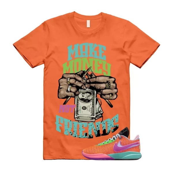 MM T Shirt to match LeBron 20 Chosen 1 Orange Purple Green Strike Hot Punch Jezsport.com