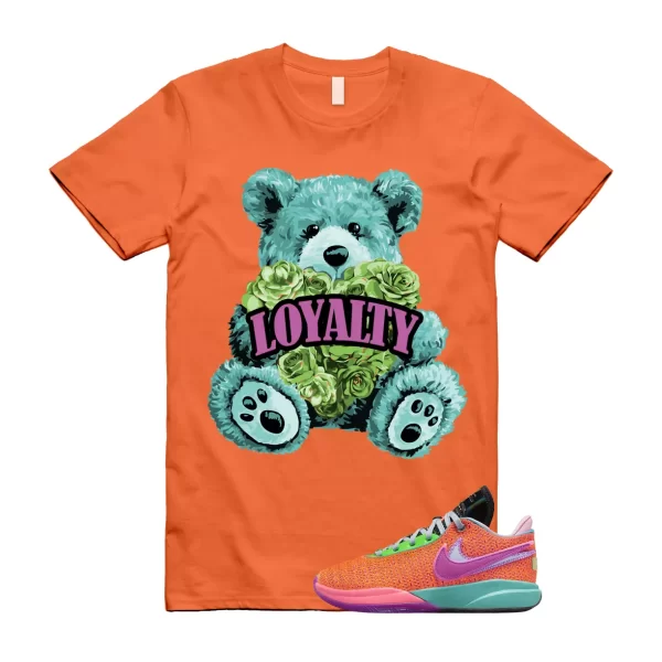 LYLTY T Shirt to match LeBron 20 Chosen 1 Orange Purple Green Strike Hot Punch Jezsport.com