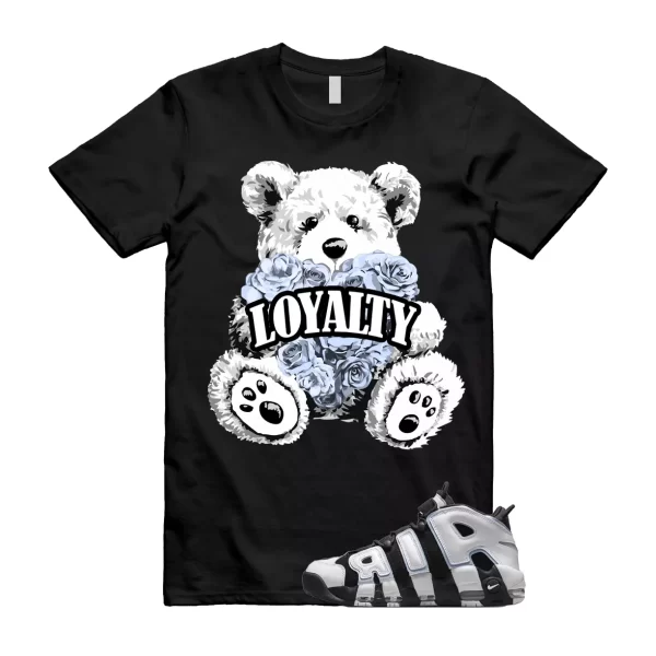 LYLTY T Shirt to match N Air More Uptempo 96 Cobalt Bliss Black White MultiColor Jezsport.com