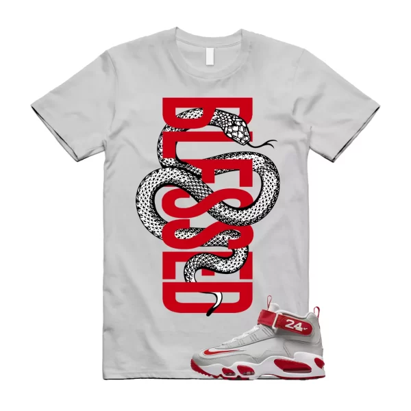 SNAKE Shirt to match N Air Griffey Max1 Cincinnati Reds Pure Platinum University Jezsport.com