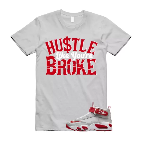 BROKE Shirt to match N Air Griffey Max1 Cincinnati Reds Pure Platinum University Jezsport.com