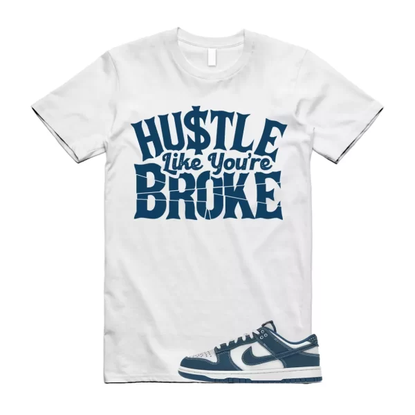 BROKE T Shirt to match N Dunk Low Industrial Blue Sashiko Summit White Japan Jezsport.com