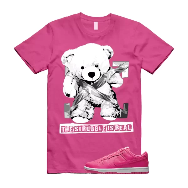 STRUG T Shirt to match N Dunk Low WMNS Hot Hyper Pink White Jezsport.com