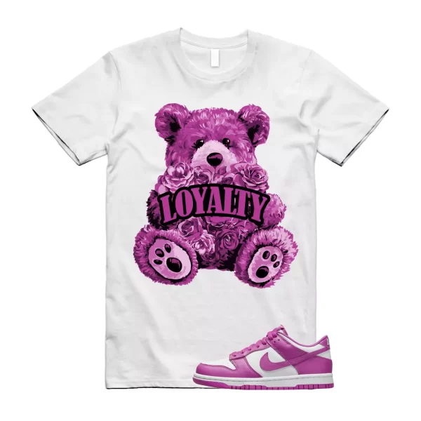 LYLTY T Shirt to match N Dunk Low GS Active Fuchsia White Kids Jezsport.com