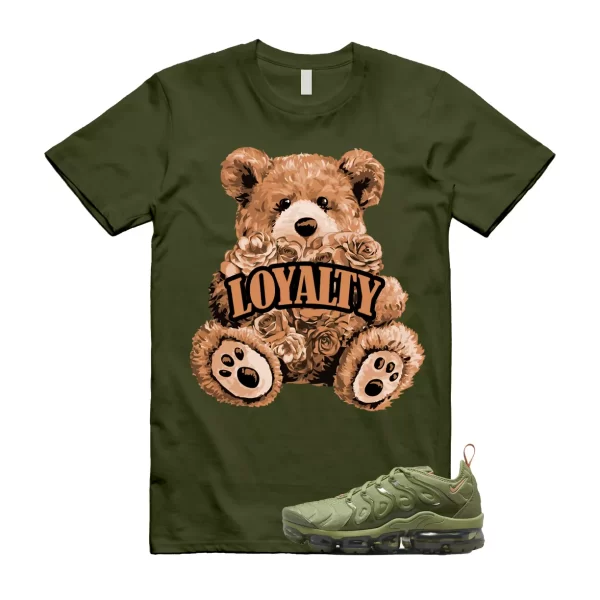 LYLTY T Shirt to match N Air VaporMax Plus Alligator WMNS Olive Orange Trance Jezsport.com