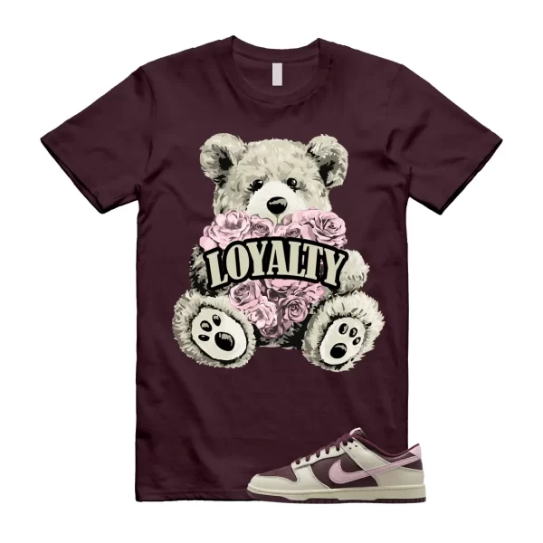 LYLTY TShirt to match Dunk Low Valentine’s Day Pale Ivory Soft Pink Night Maroon Jezsport.com