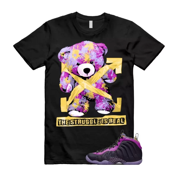 STRUG Shirt to match Little Posite One Cave Purple Saturn Gold Vivid Black Foam Jezsport.com