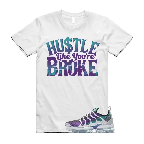 BROKE Shirt to match Air VaporMax Plus Grape Fierce Purple Aurora Green Gradient Jezsport.com