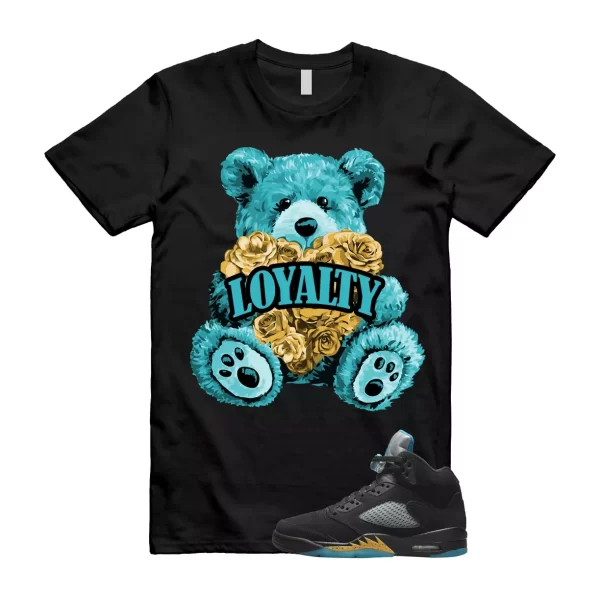 LYLTY Shirt to match Air Jordan 5 Aqua Retro Taxi Black Aquatone Hornets Yellow Jezsport.com