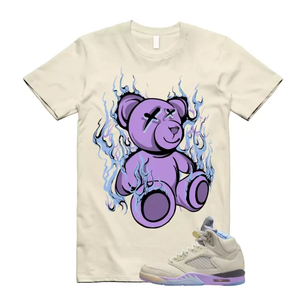 LIT T Shirt to match Jordan 5 Retro DJ Khaled Sail Washed Yellow Violet Star Jezsport.com