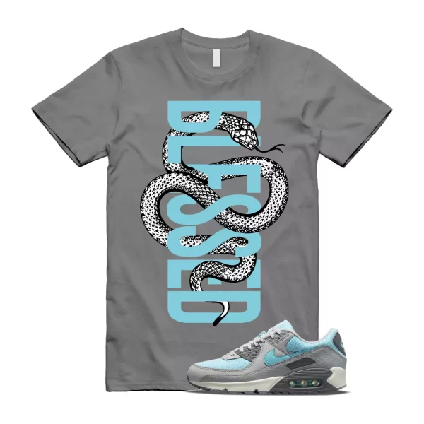 SNAKE T Shirt to match N Air Max 90 Snowflake Wolf Grey Cool Grey Pure Platinum Jezsport.com