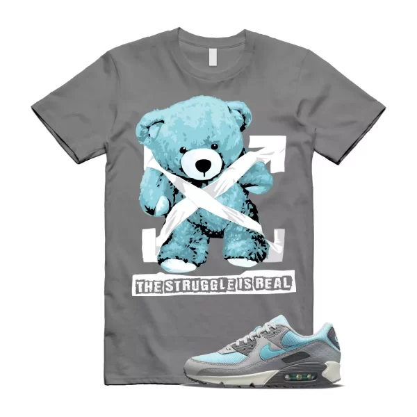 STRUG T Shirt to match N Air Max 90 Snowflake Wolf Grey Cool Grey Pure Platinum Jezsport.com