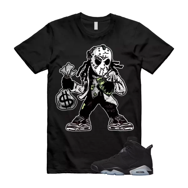 JASON Shirt to match Jordan 6 Retro Chrome Metallic Silver Slated Translucent OG Jezsport.com