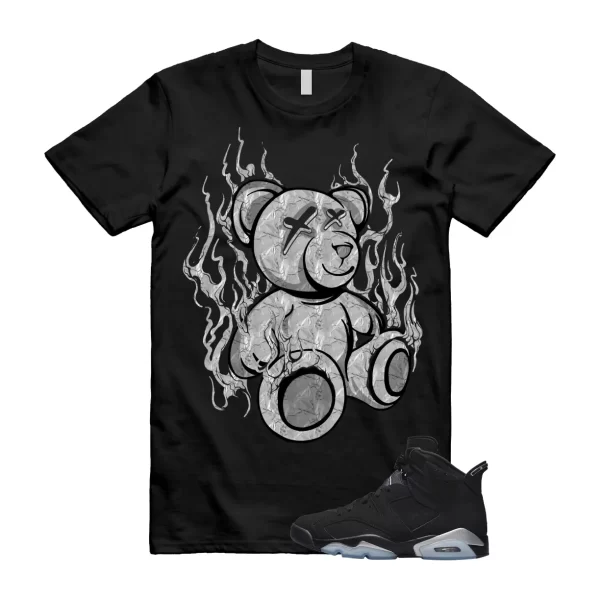 LIT T Shirt to match Jordan 6 Retro Chrome Metallic Silver Slated Translucent OG Jezsport.com