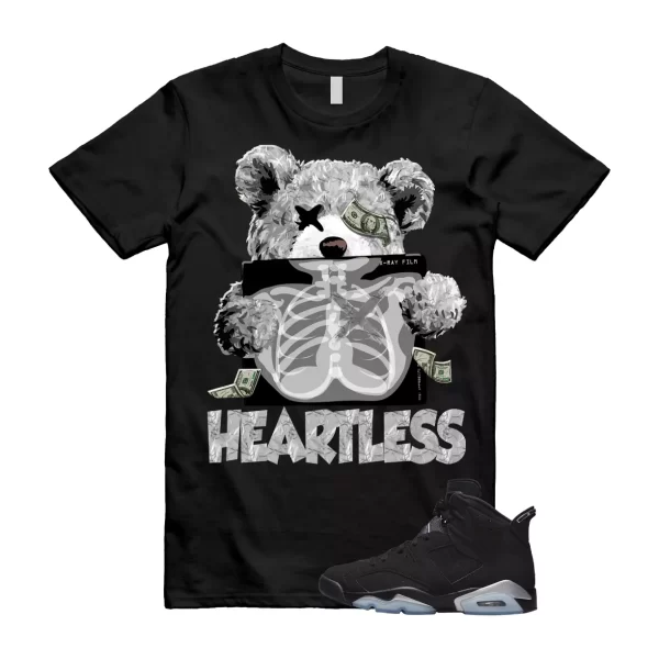 HEART Shirt to match Jordan 6 Retro Chrome Metallic Silver Slated Translucent OG Jezsport.com