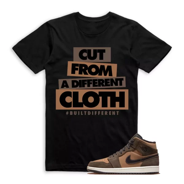 CLOTH Shirt to match Jordan 1 Mid SE Dark Chocolate Archaeo Brown Crimson Bliss Jezsport.com