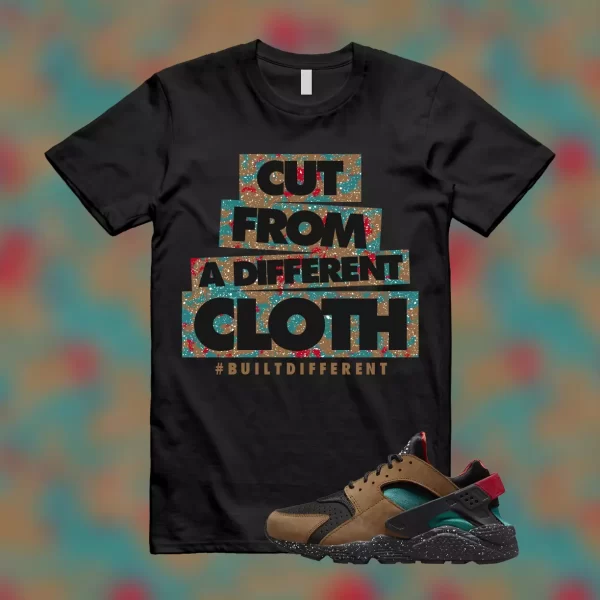 CLOTH T Shirt to match Air Huarache Light British Tan Geode Teal Green Team Jezsport.com