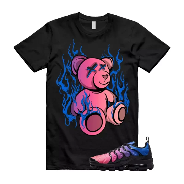 LIT T Shirt to match Air VaporMax Plus Racer Blue Black Hyper Pink Pulse Jezsport.com