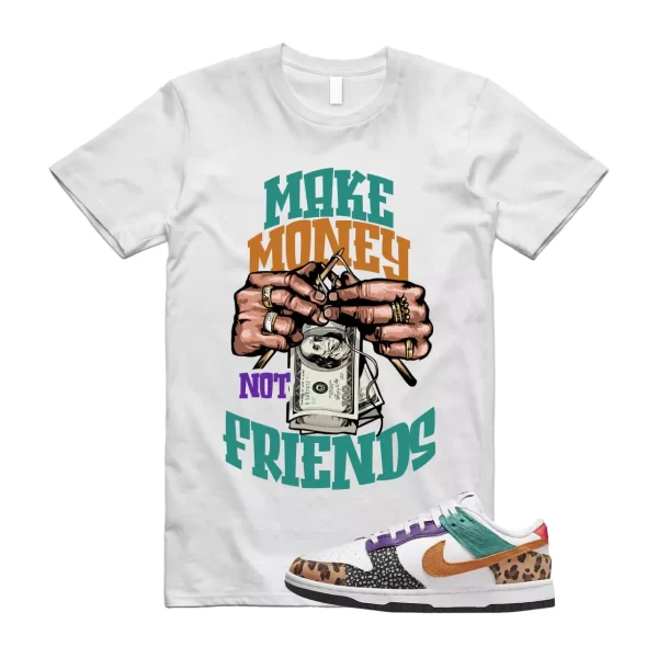 MM Shirt to match N Dunk Low WMNS Patchwork Multicolor Safari Cheetah Leopard Jezsport.com