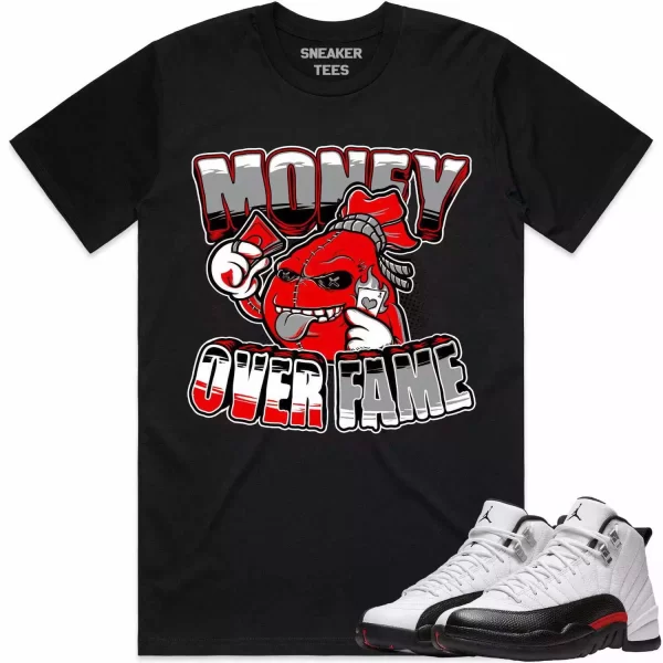 Jordan 12 Red Taxi 12s Shirt to Match - RED MOF Jezsport.com