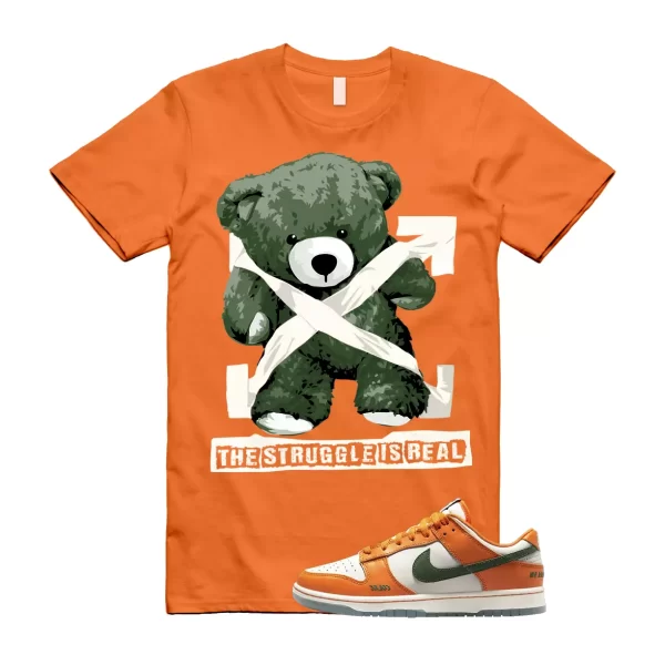 STRUG T Shirt to match N Dunk Low Florida A&M Orange Horizon Fortress Green Jezsport.com