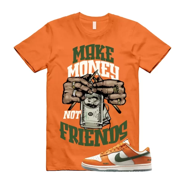 MM T Shirt to match N Dunk Low Florida A&M Orange Horizon Fortress Green Jezsport.com