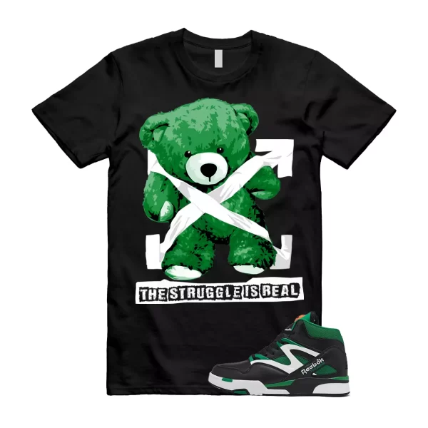 STRUG T Shirt to match Pump Omni Zone II 2 Parquet Court Green Celtics Core Jezsport.com