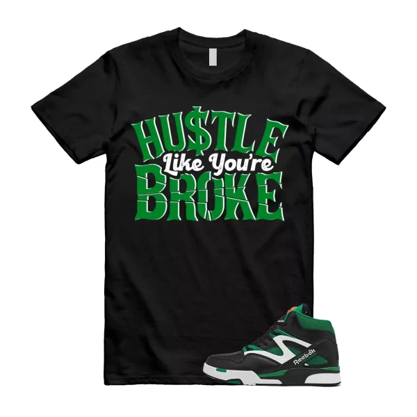 BROKE T Shirt to match Pump Omni Zone II 2 Parquet Court Green Celtics Core Jezsport.com