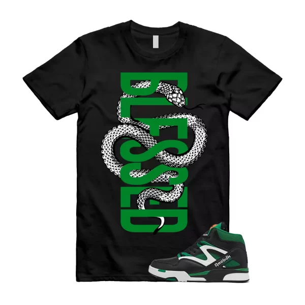 SNAKEBLS T Shirt to match Pump Omni Zone II 2 Parquet Court Green Celtics Core Jezsport.com