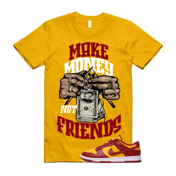 MM T Shirt to match Dunk Low Midas Gold Tough Red Day of Dead Dios Muertos Jezsport.com