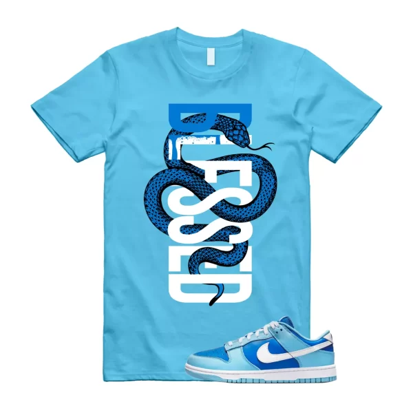 SNAKE T Shirt for Dunk Low Argon Blue Flash Marina Dutch UNC University VaporMax Jezsport.com