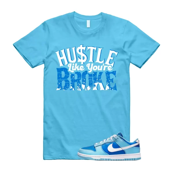 BROKE T Shirt for Dunk Low Argon Blue Flash Marina Dutch UNC University VaporMax Jezsport.com