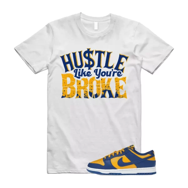 BROKE T Shirt for Dunk Low Blue Jay University Yellow Michigan 1 UCLA Gold Jezsport.com