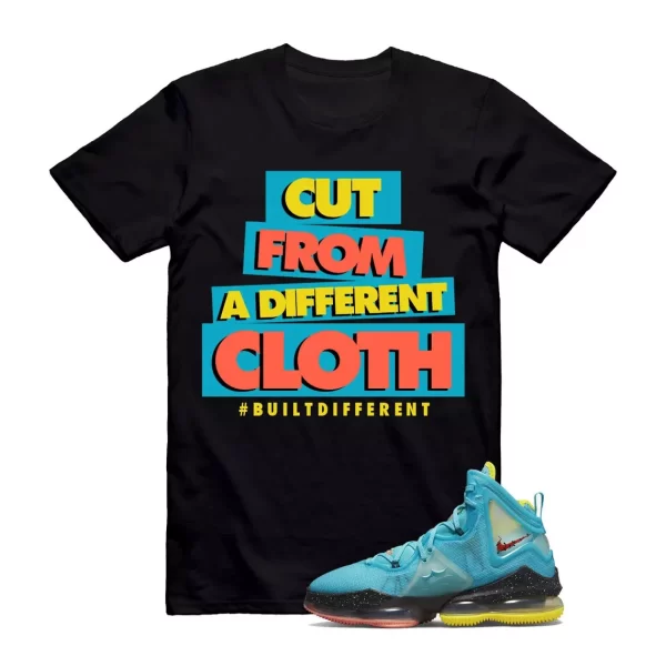 CLOTH T Shirt for Lebron 19 Polarized Blue Crimson Bliss South Beach Christmas 1 Jezsport.com