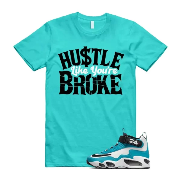 HLB T Shirt for Air Griffey Max 1 Aquamarine Teal Aqua Freshwater 24 Jezsport.com