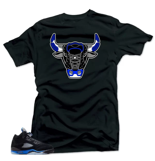 Shirts to Match Jordan 5 Racer Blue Sneakers.Bull 5 Tees Jezsport.com