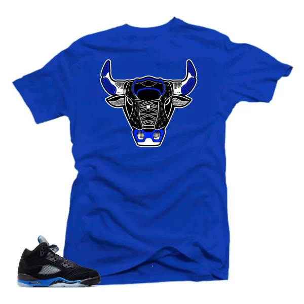 Shirts to Match Jordan 5 Racer Blue Sneakers.Bull 5 Tees Jezsport.com