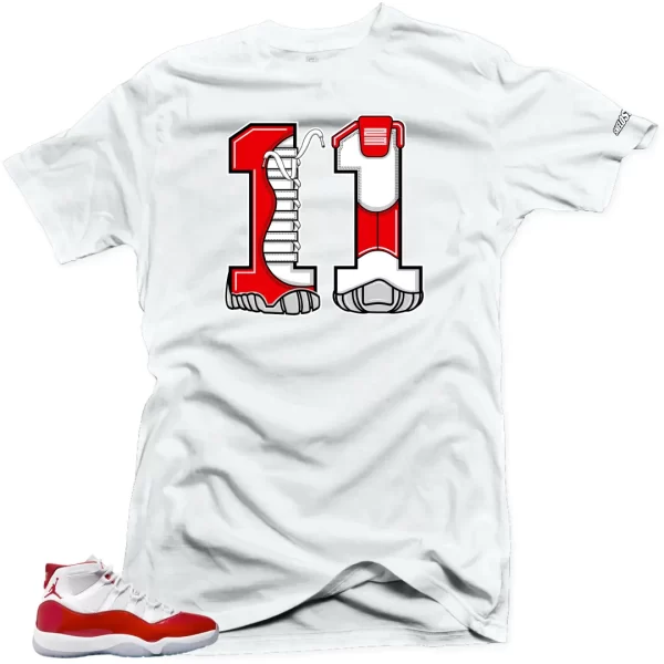 Shirt To Match Jordan 11 Cherry Varsity Red - 11 Air Sneaker Tees Jezsport.com